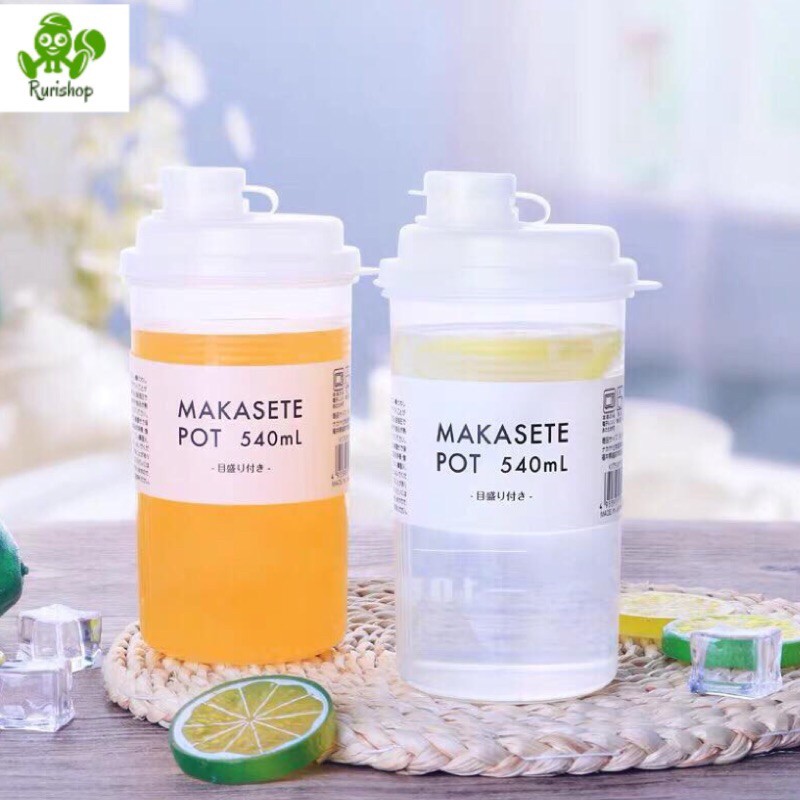 Bình đựng nước, detox cao cấp Nakaya Nhật Bản 1L, 2L, 540ml gọn nhẹ tiện lợi phù hợp đi học, picnic, du lịch, đi làm