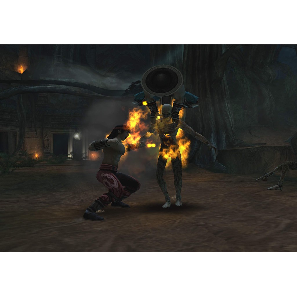 Đĩa Game PS2 - Rồng Đen Phiêu Lưu - Mortal Kombat: Shaolin Monks