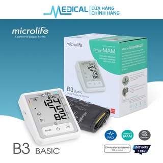 Máy đo huyết áp microlife b3 basic công nghệ mam thông minh đo 2 lần - ảnh sản phẩm 2