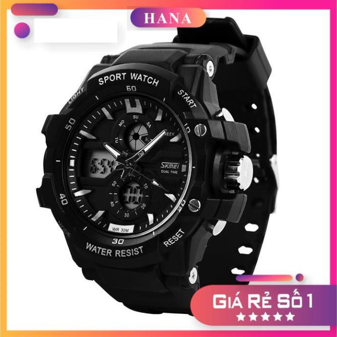 Đồng hồ nam và trẻ em cao cấp Skmei 0990 dây cao su
