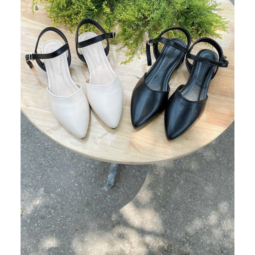 Dép sandal nữ quai hậu 2cm chất da mềm êm chân