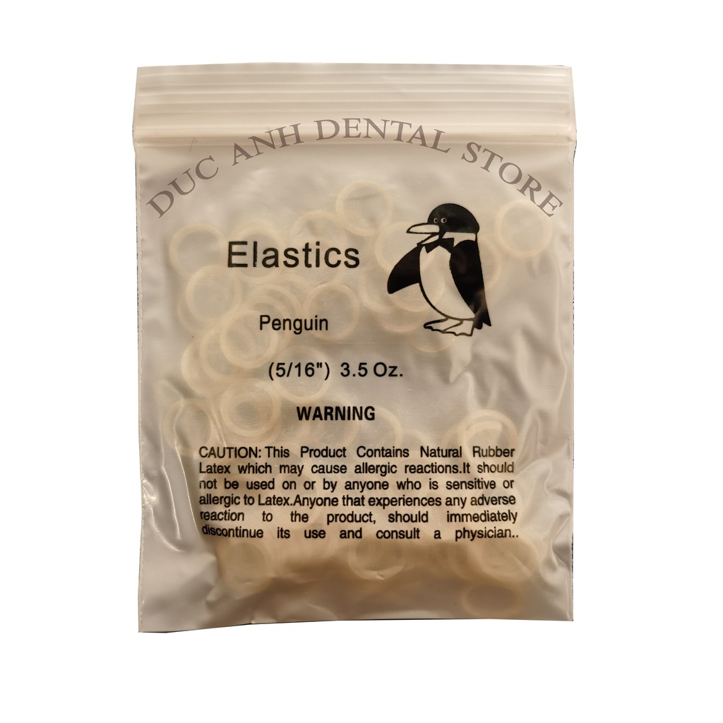 Chun liên hàm cho người niềng răng,nắn chỉnh răng, 100 chun/1 túi, chính hãng 100%