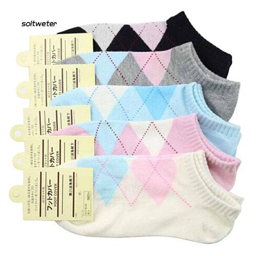 Vớ cotton cao cổ họa tiết trái tim xinh xắn dành cho nữ