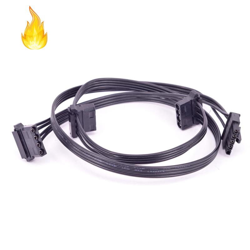 Dây cáp nguồn 5pin 1 sang 3 4 Pin Molex Ide 5p Psu cho Cooler Master V550 V650 V700 V750 V850 V1000 V1200