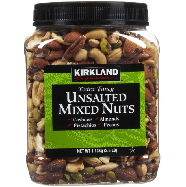 HẠT HỖN HỢP KIRKLAND SIGNATURE MIXED NUTS 1,13KG Date 6/2022