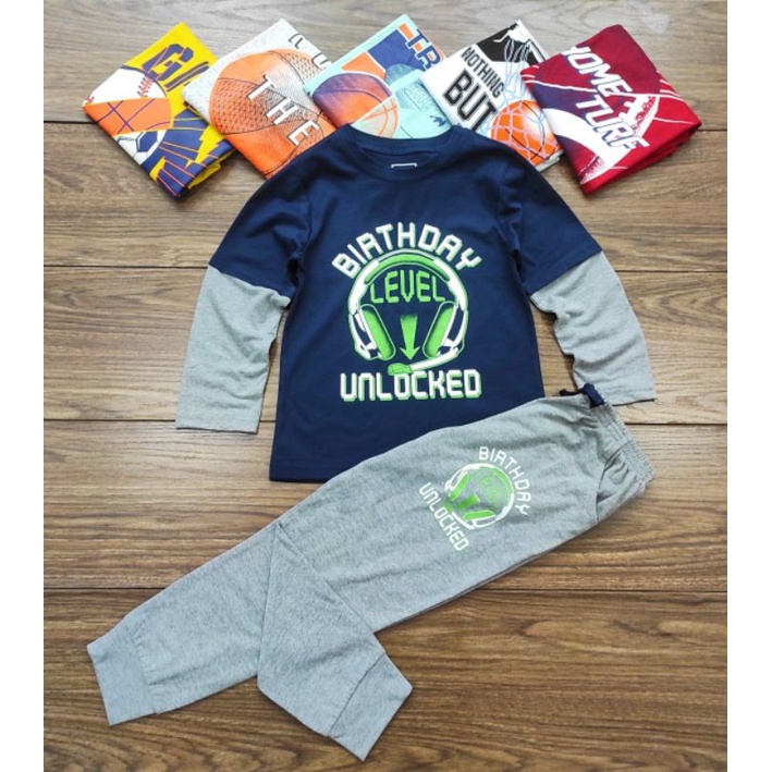 Bộ dài tay bé trai G.A.P size đại 18-55kg