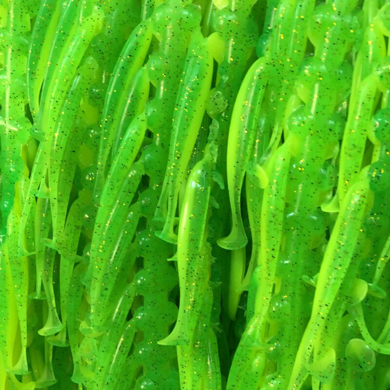 Hộp 50 mồi câu cá giả WALK FISH hình chữ T 5cm 5.5cm 6cm 7cm