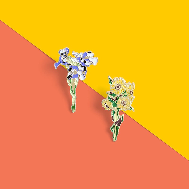 Trâm cài áo hình hoa hướng dương dễ thương