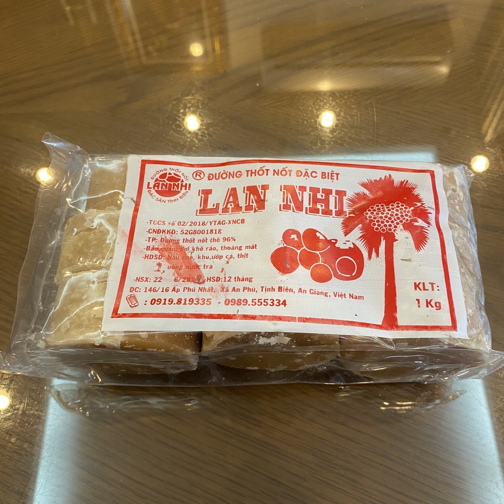 Đường thốt nốt đặc biệt Lan Nhi gói 1kg