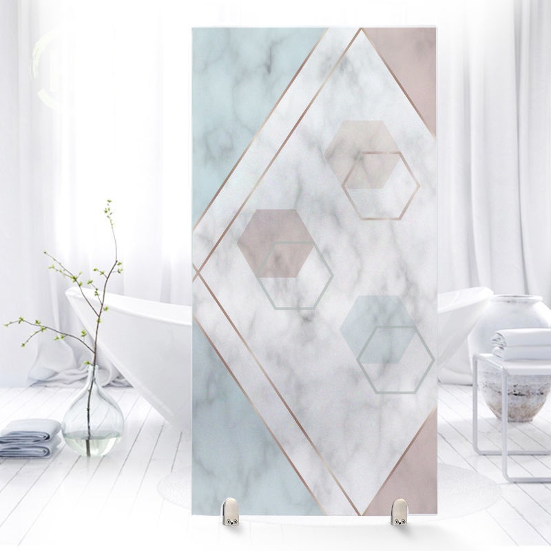 Miếng dán cửa kính mờ chống nhìn trộm tự dính chống tĩnh điện dành cho nhà tắm