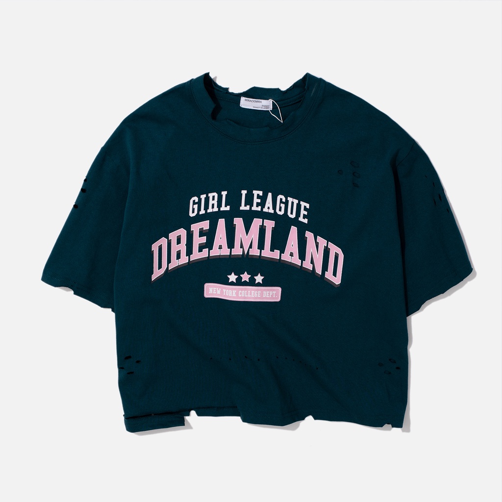 Áo Phông Nữ Dáng Lửng Cropcut Dreamland MIRABOZZI Chất Liệu COTTON Thoáng Mát MTSG013