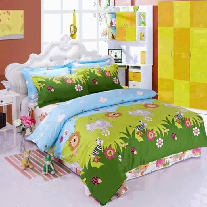 Ga trải giường bo chun 1m6x2m vải cotton poly,chọn mẫu ngay trên bài đăng,vườn thú