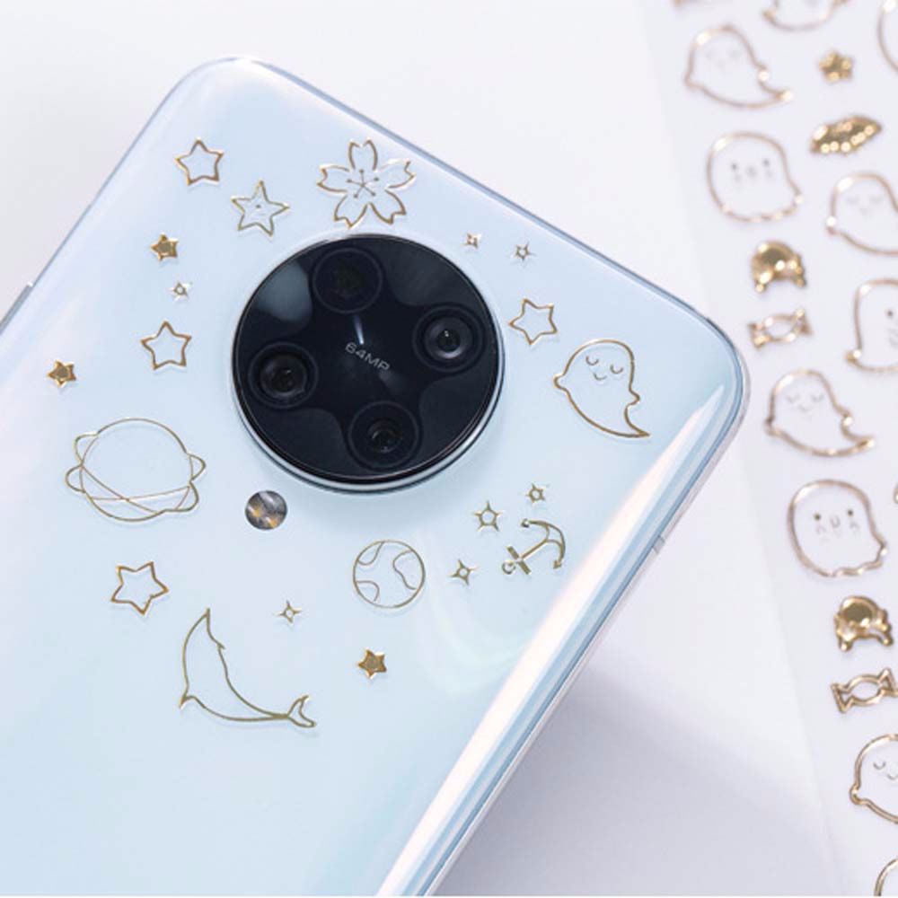 Miếng Dán Trang Trí Sổ Tay / Nhật Ký Họa Tiết Hoạt Hình 8 Kiểu Độc Đáo Diy