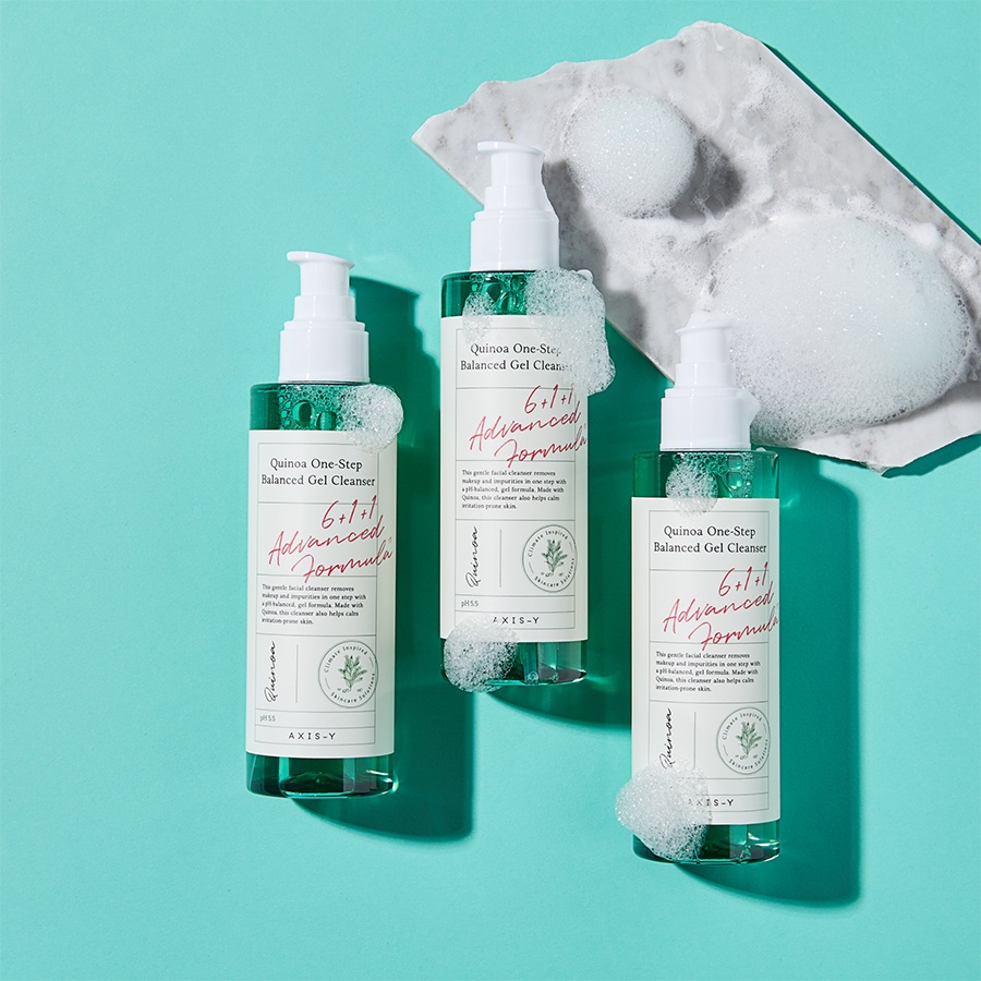 Sữa Rửa Mặt Làm Sạch Và Cấp Ẩm Axis-Y Quinoa One Step Balanced Gel Cleanser 180ml