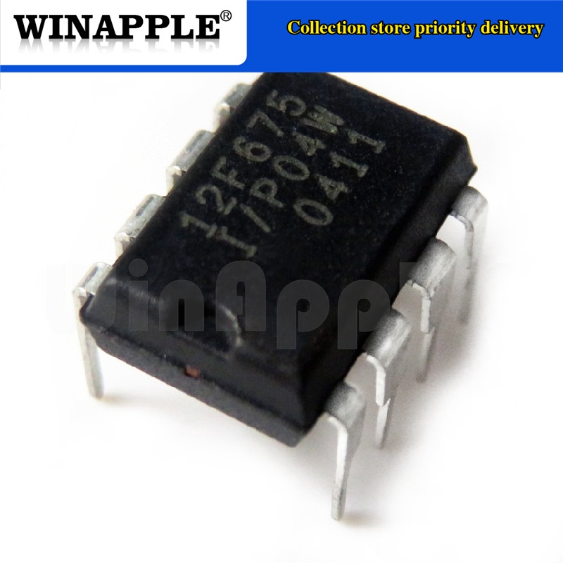 2 Cái / lốc PIC12F675-I / P 12F675 PIC12F675 PIC12F629-I / P PIC12F629 12F629 ĐỒNG HỒ DIP-8 Còn Hàng