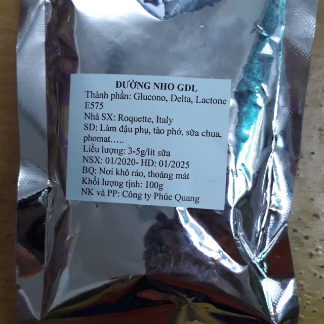 100g Đường Nho Ý