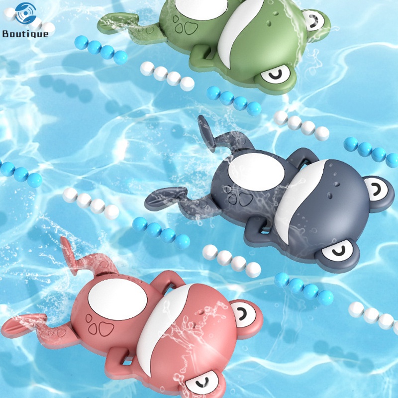 Baby Bath Toys Cute Clockwork Animals Frog Water Toys Swimming Pool Water Game Best Gifts for Children