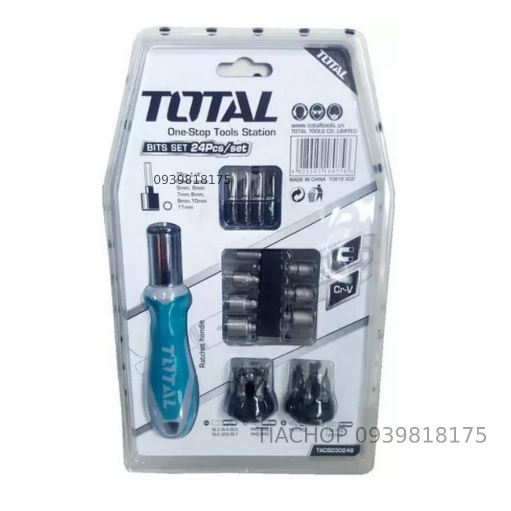 Bộ 24 tua vít Total TACSD30246