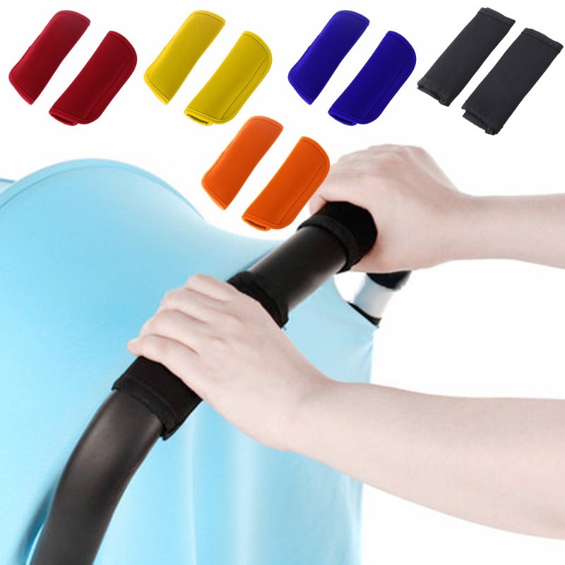 Set 2 Vỏ Bọc Tay Cầm Xe Đẩy Em Bé Bằng Cao Su Tổng Hợp Đa Năng