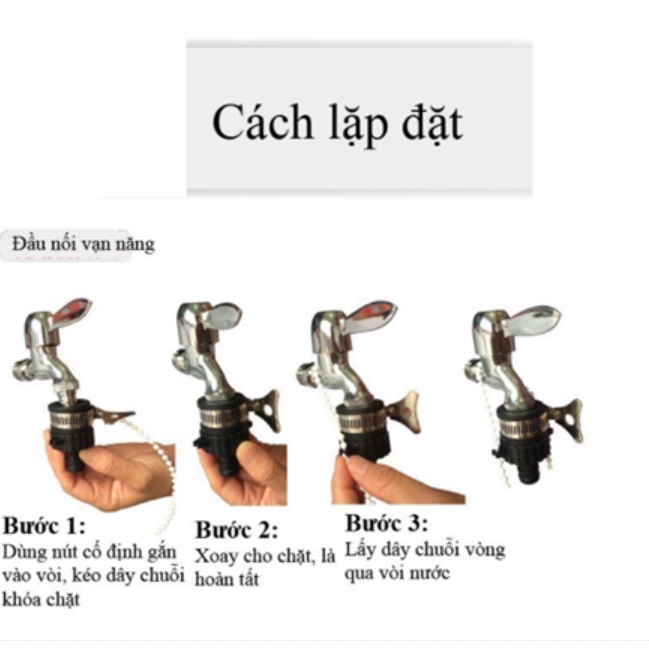 Khớp chờ không ren Đầu nối nhanh 16 có đai siết Khớp nối nhanh từ vòi nước, phụ kiện vòi tưới cây dây xịt rửa