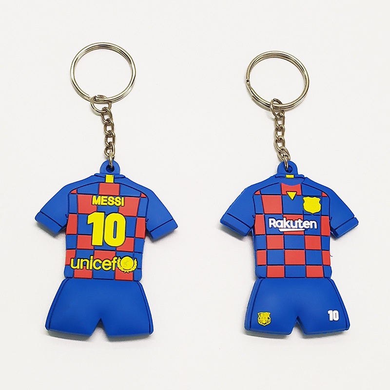 Móc Khóa Hình Cầu Thủ Messi Kanter De Bruyne Hazard Ronaldo Neymar Neymar Kaka Ozil by2