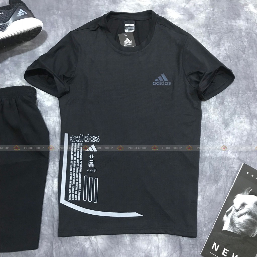 Bộ Quần Áo Thể Thao Nam Cổ Tròn Chất Vải Thun Lỗ Kim Thoáng Mát in hình sườn áo (Xăm H3) | BigBuy360 - bigbuy360.vn