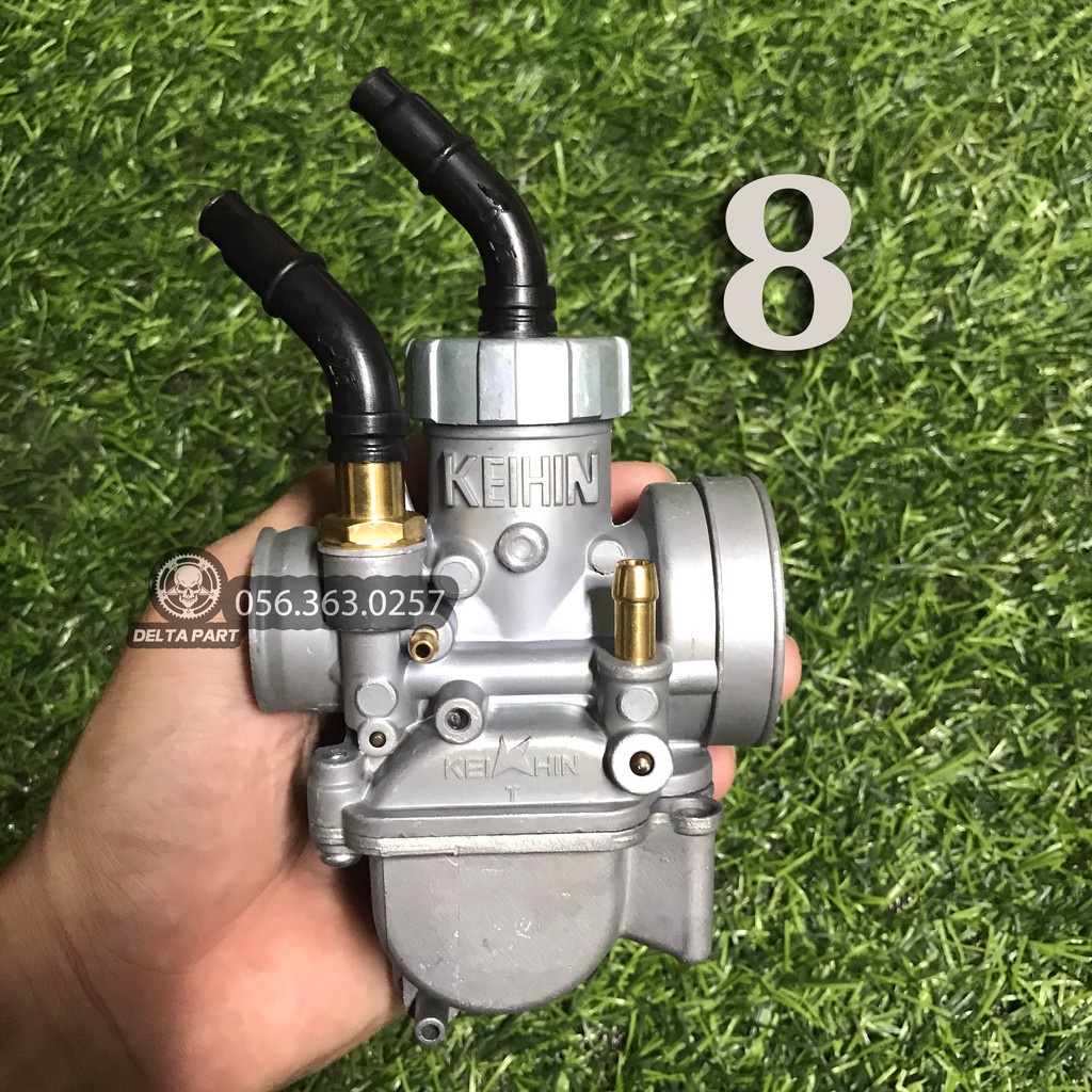 Bình xăng con LS thái SUDCO 135cc trái ga 28 ly họng 26 ly, NoVa gắn Wave Dream Exciter 135...