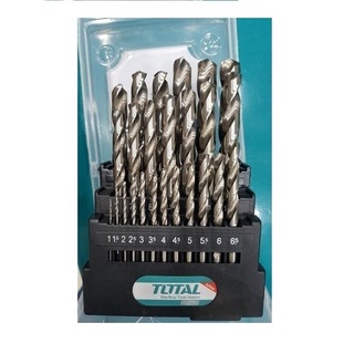Bộ mũi khoan kim loại HSS 25 chi tiết Total TACSD0251 - TACSD0251