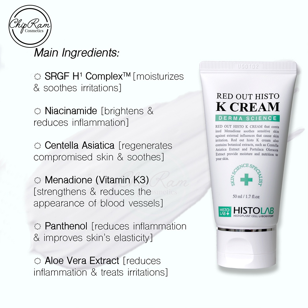 Kem dưỡng tái dạo da Histolab K+ Cream Fade Out 50ml hàng chính hãng