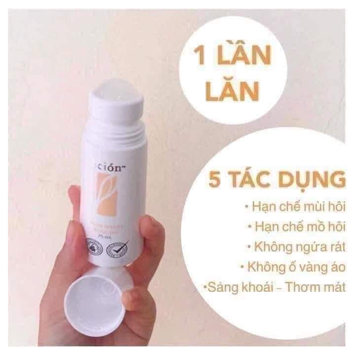 Lăn Nách Scion ⚡FREESHIP⚡ Khử Mùi Cơ Thể Đặc Biệt Hôi Nách Hôi Chân + Tặng 1 Mặt Nạ Dưỡng Da Cao Cấp Hàn Quốc