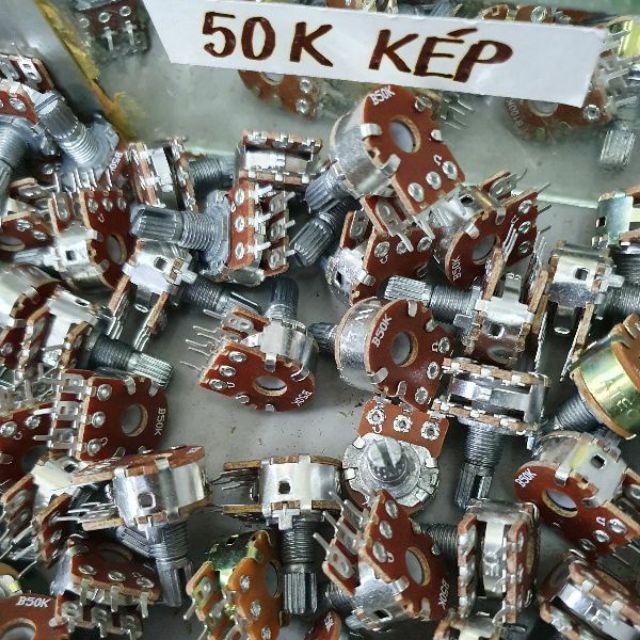 10 chiết áp 50k kép