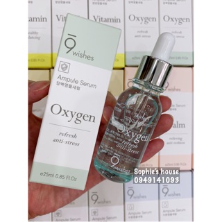 Tinh chất trẻ hoá da 9WISHES EXTREME OXYGEN AMPULE SERUM