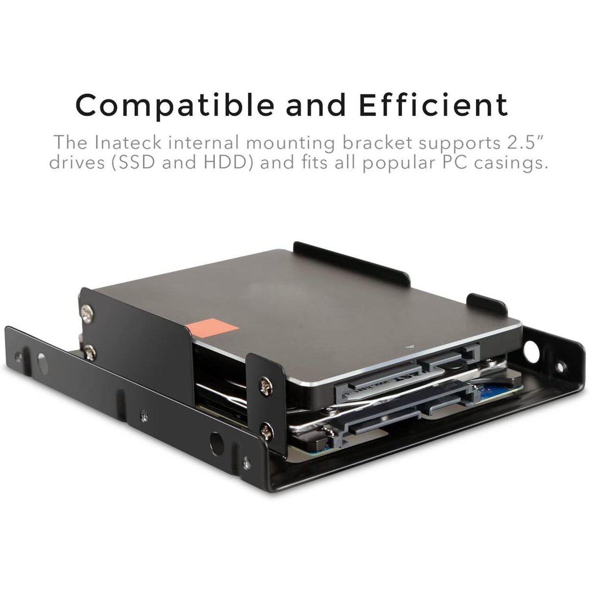 Set 2 Khay Đựng Ổ Cứng Trong 2.5 Inch Ssd Sang 3.5 Inch | BigBuy360 - bigbuy360.vn