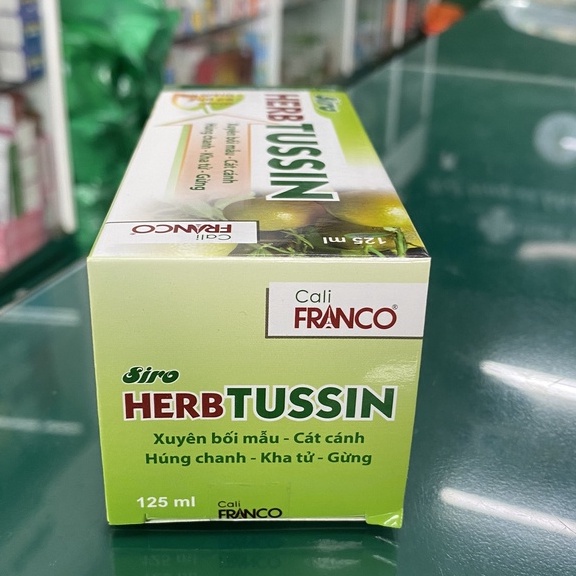 Herb Tussin - Hỗ trợ điều trị các chứng ho lâu ngày, bổ phổii ích phế, giảm ho, rát họng, khàn tiếng.