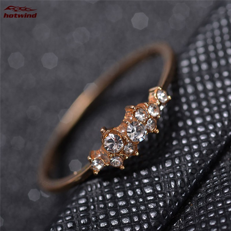 Nhẫn đeo ngón tay thiết kế đính đá nhiều mẫu tùy chọn thời trang