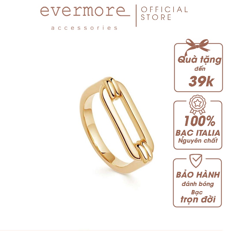 Nhẫn cao cấp cá tính Precica EVERMORE sang trọng, minimalism - N060