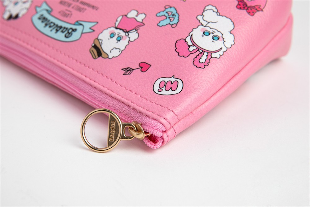 Túi Nhỏ Cầm Tay ARTBOX Hàn Quốc Màu Hồng Hình Barbichon Đáng Yêu
