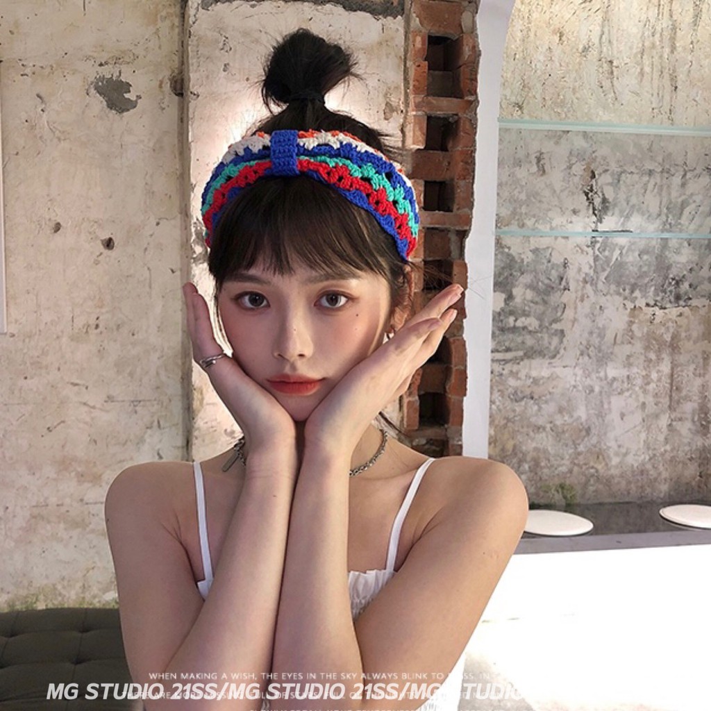 Băng Đô MG STUDIO Thiết Kế Đan Tay Phong Cách Vintage