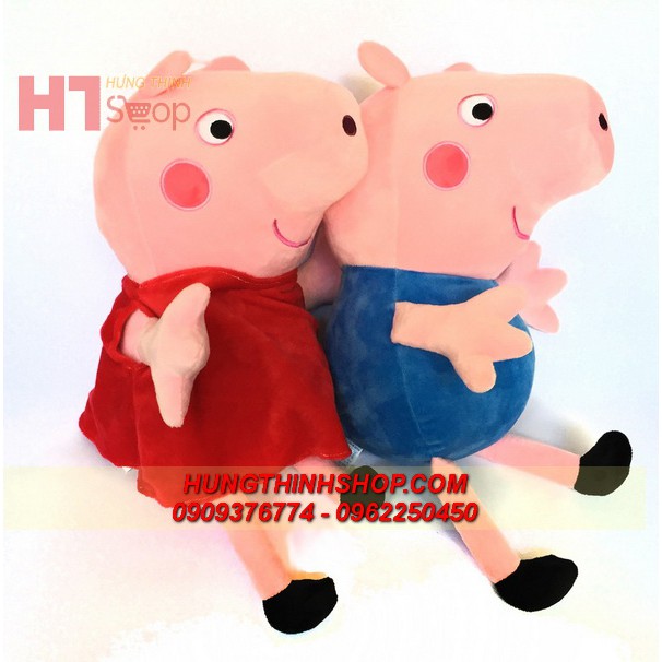 GẤU BÔNG GIA ĐÌNH HEO PEPPA (20---&gt;40cm)