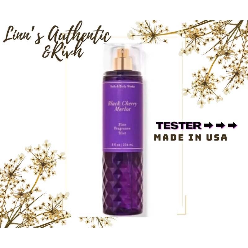 BLACK CHERRY MERLOT - Xịt Thơm Body Mist Bath & Body Works