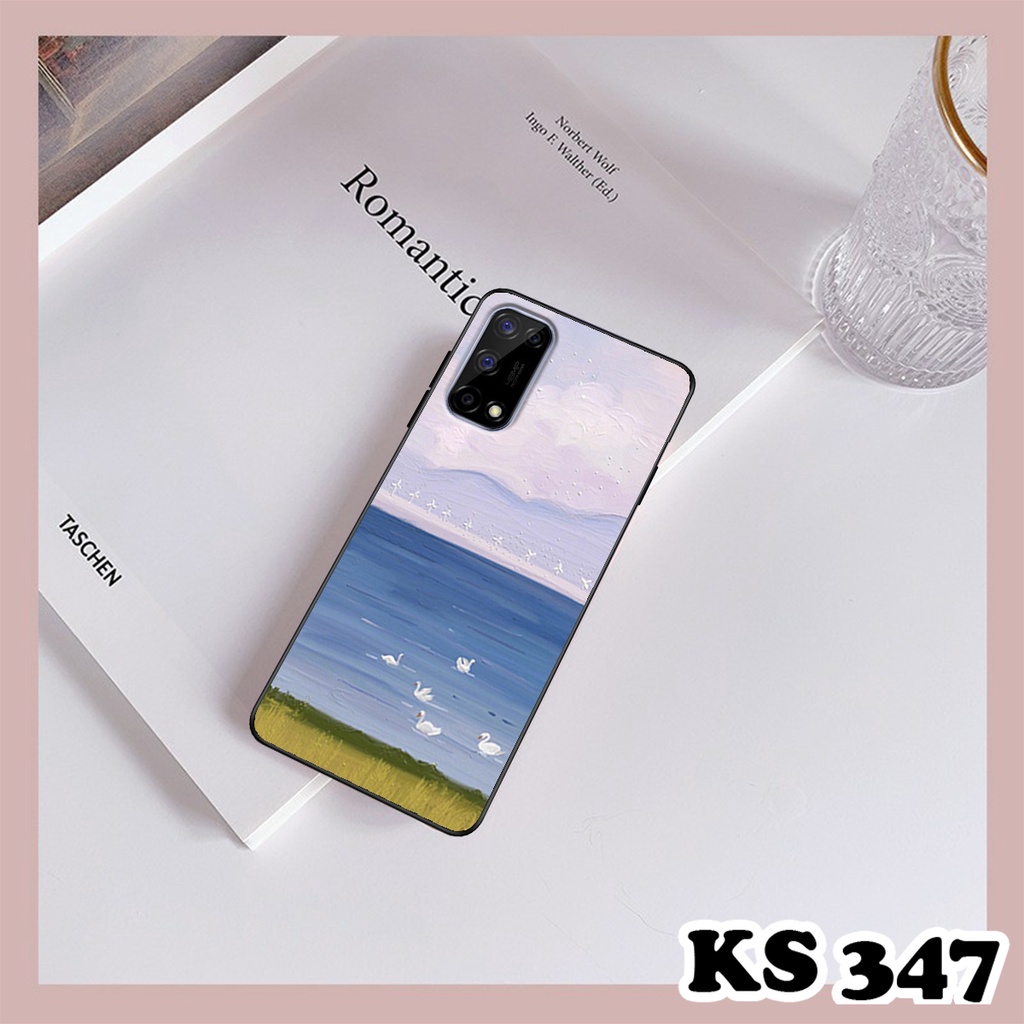 Ốp lưng Oppo Realme V5 5G - Ốp Oppo in hình Cánh đồng hoa - Chất liệu TPU siêu bền