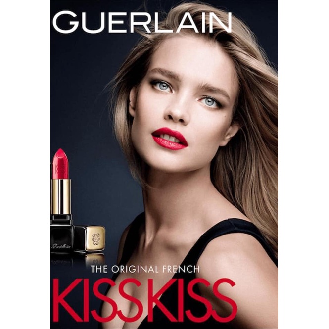 Son Guerlain Kiss Kiss Creamy Shaping Lip Colour 344 Sexy Coral, 325 Rouge Kiss