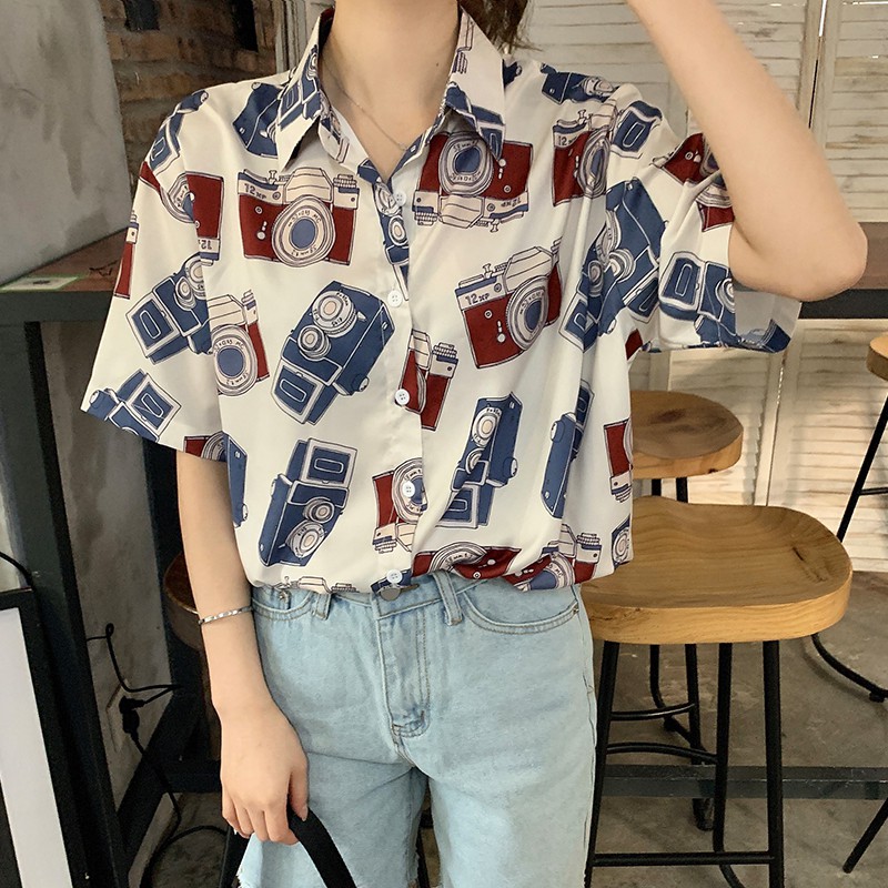 Áo Sơ Mi họa tiết dáng rộng cá tính, siêu đẹp | BigBuy360 - bigbuy360.vn