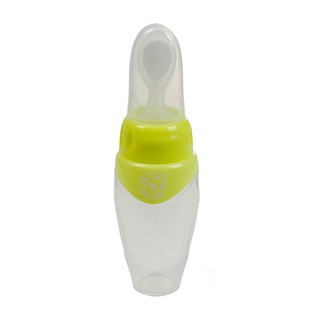 Bình muỗng ăn dặm silicone mềm ami am55103 150ml - bm