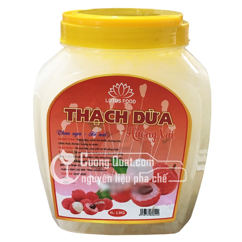 Thạch Dừa Hoa Sen 2,5kg