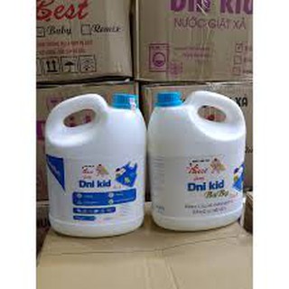 Nước Giặt Xả Quần Áo Trẻ Em Dni-Kid 3600ml