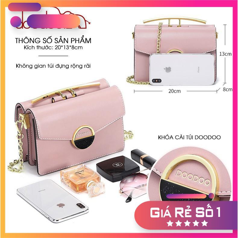 Túi đeo chéo nữ đẹp thời trang hàng hiệu cao cấp D8289 Hàng Chính Hãng, Túi xách đeo chéo nữ đẹp bán chạy nhất giá rẻ