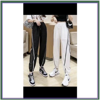 Quần jogger nữ thể thao nỉ gió cá tính T199