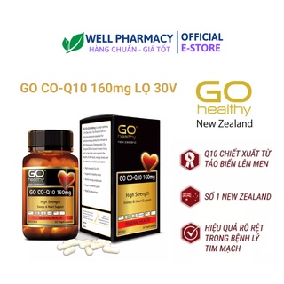  GO CO-Q10 160mg - VIÊN UỐNG ỔN ĐỊNH TIM MẠCH LỌ 30viên