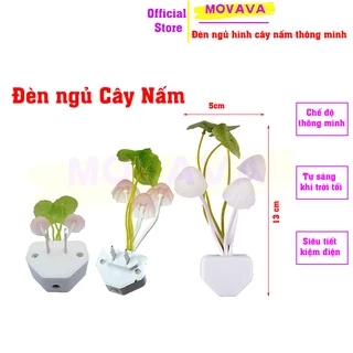 Đèn ngủ cảm ứng mini dễ thương hình cây nấm giá rẻ - Movava